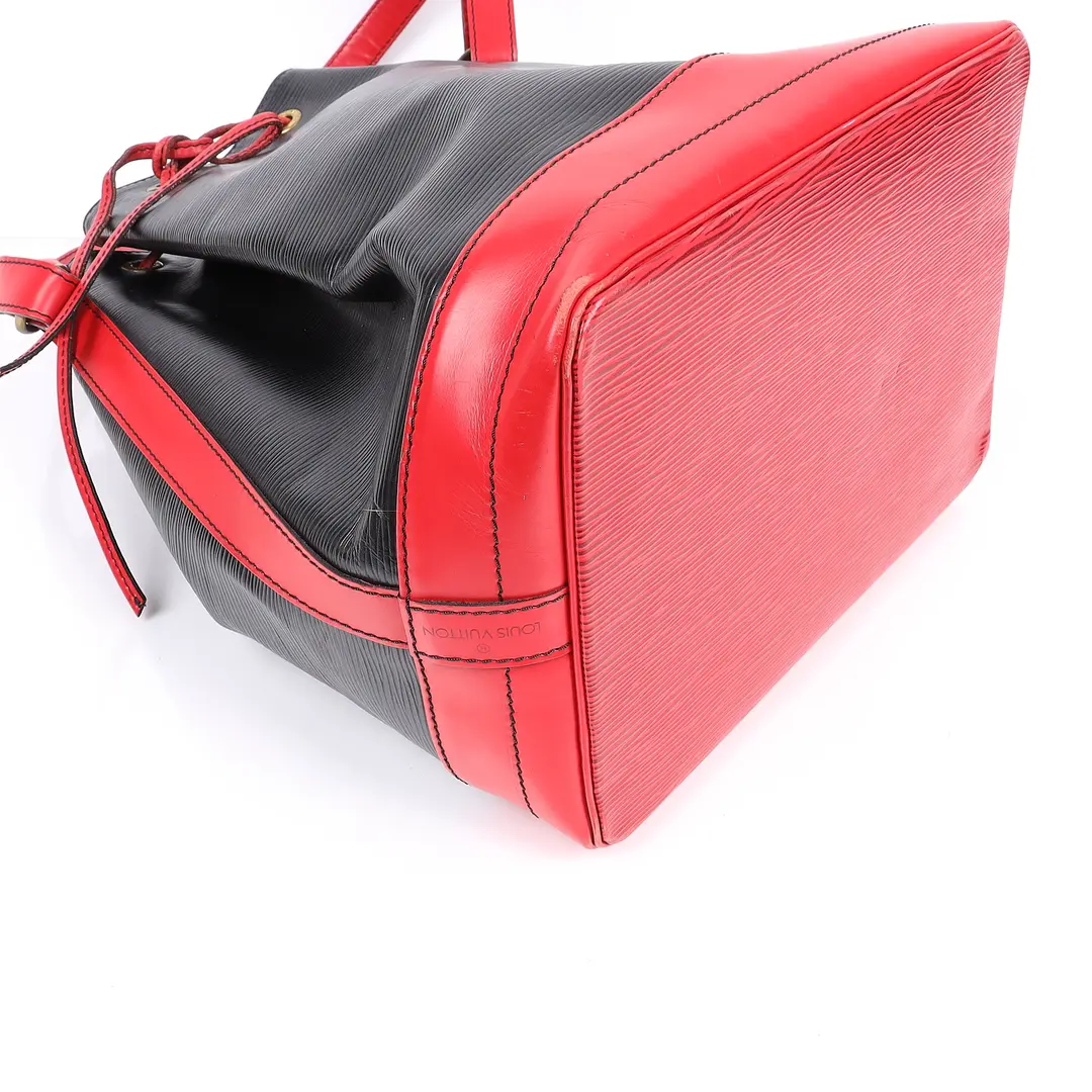 Louis Vuitton Noe Black Epi Leather Bucket Bag