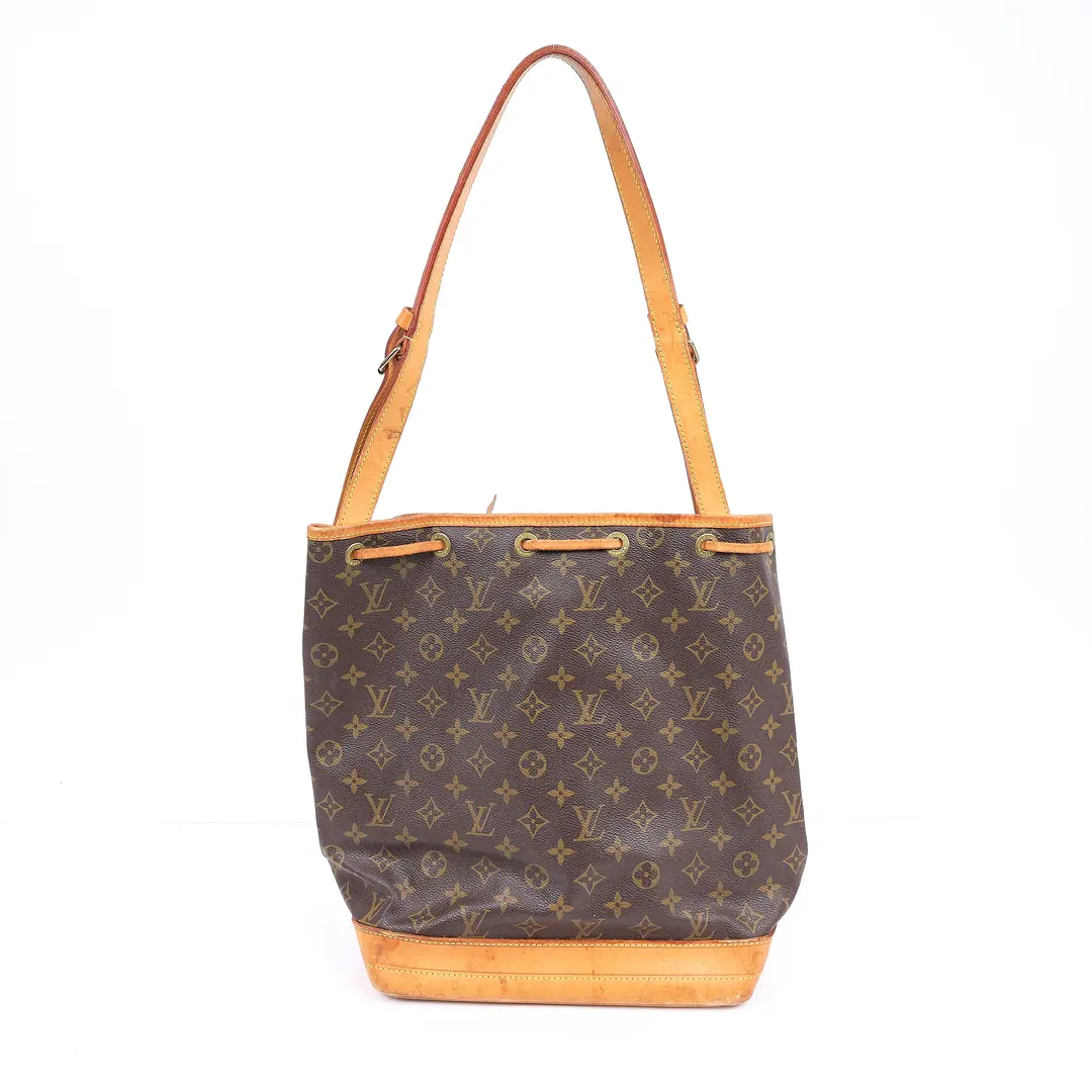Louis Vuitton Noe Brown Monogram Canvas Shoulder Bag