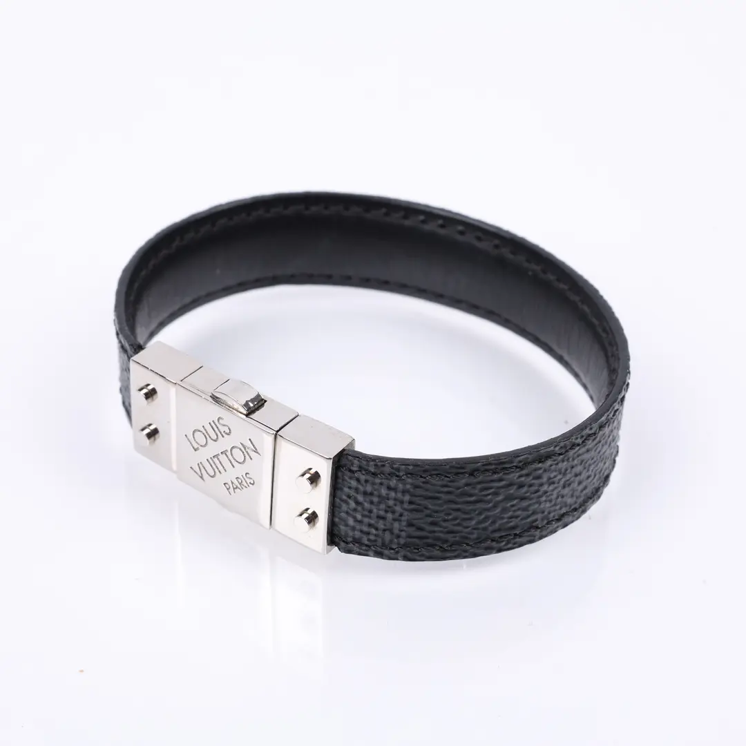 Louis Vuitton Check It Black Damier Graphite Bracelet