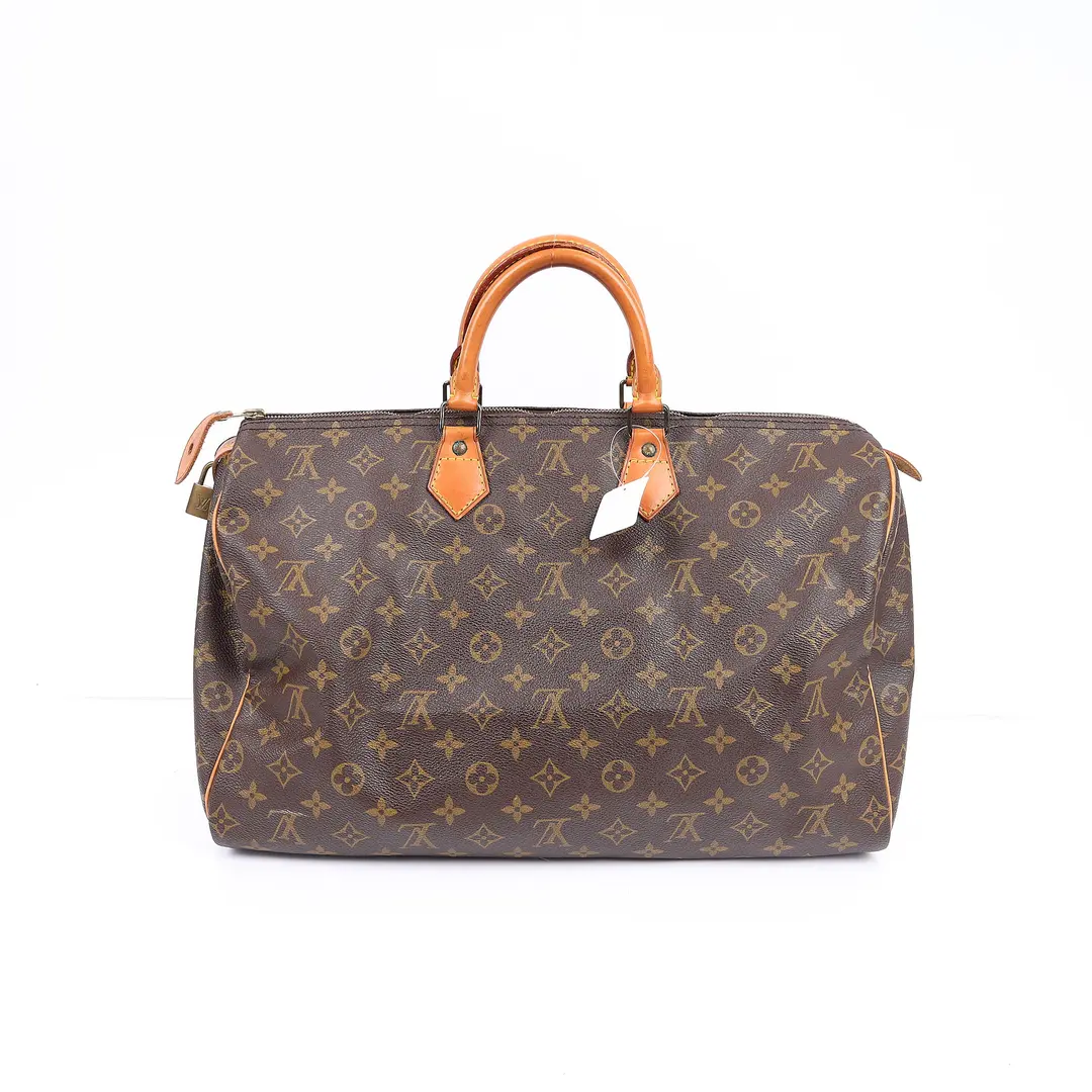 Louis Vuitton Speedy Brown Monogram Canvas Handbag