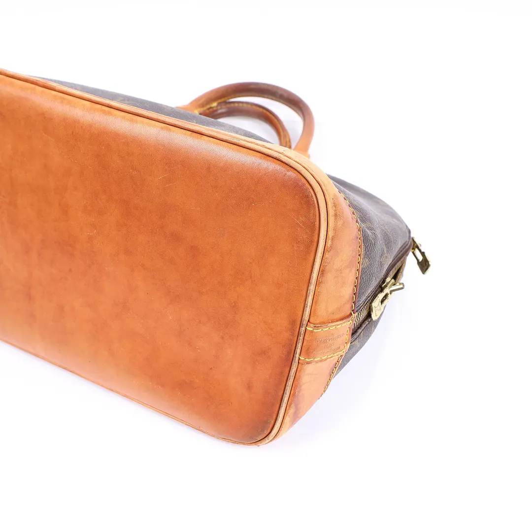 Louis Vuitton Alma PM Brown Monogram Canvas Handbag