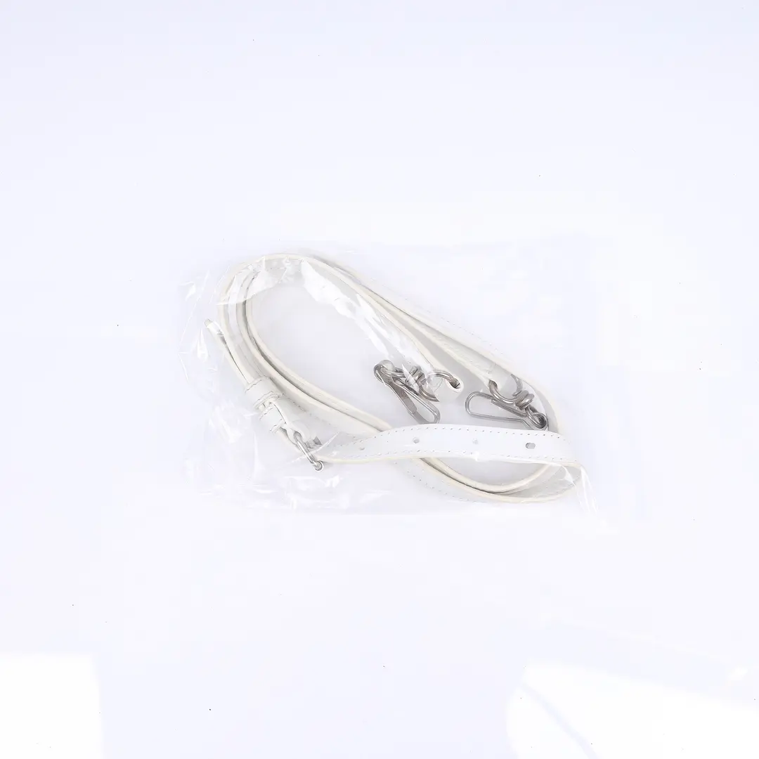 Balenciaga Triangle Duffle White Leather XS Handbag