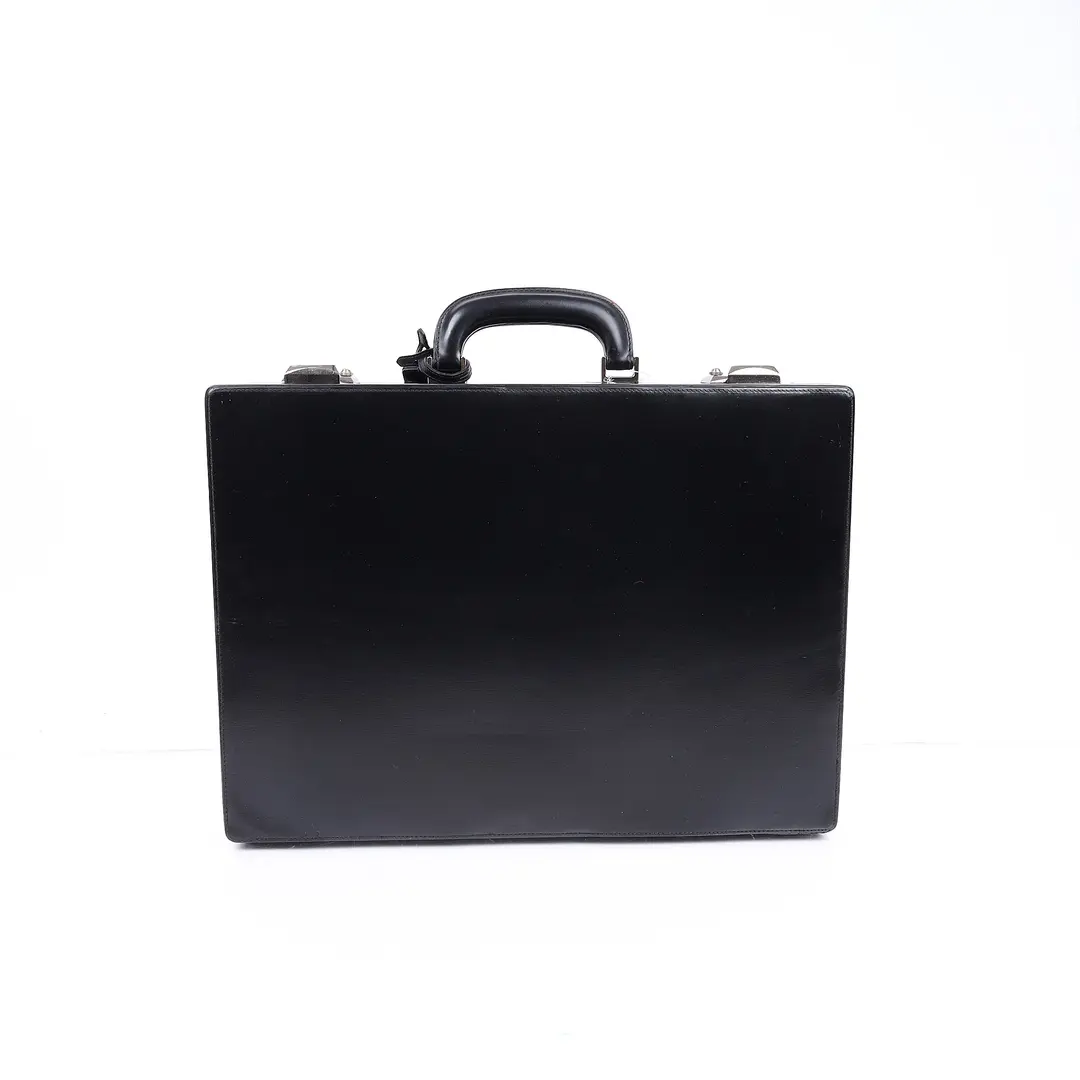 Cartier Must de Cartier Black Leather Briefcase