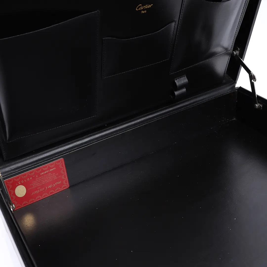 Cartier Must de Cartier Black Leather Briefcase