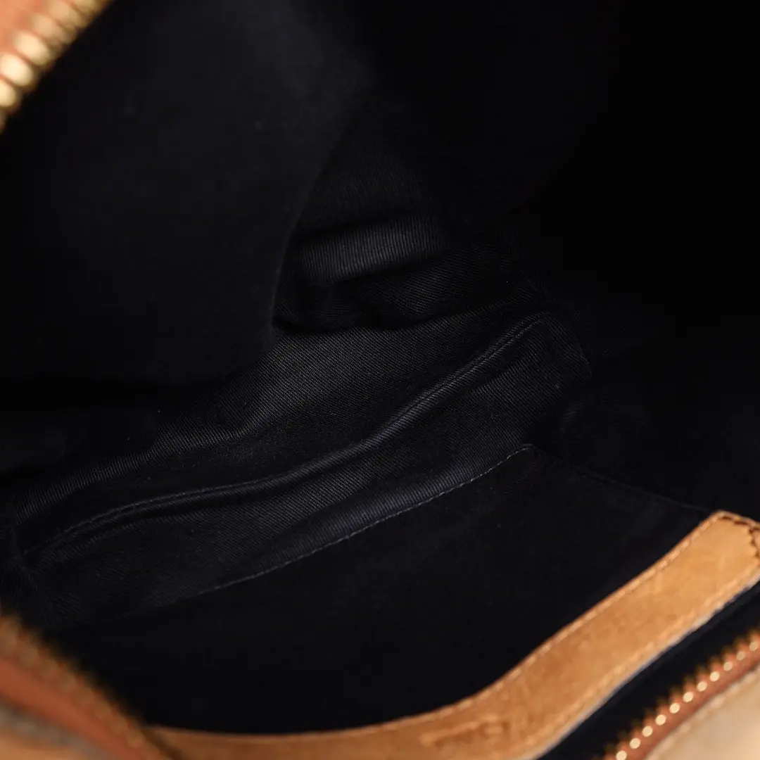 Chloe Ethel Beige Leather Shoulder Bag
