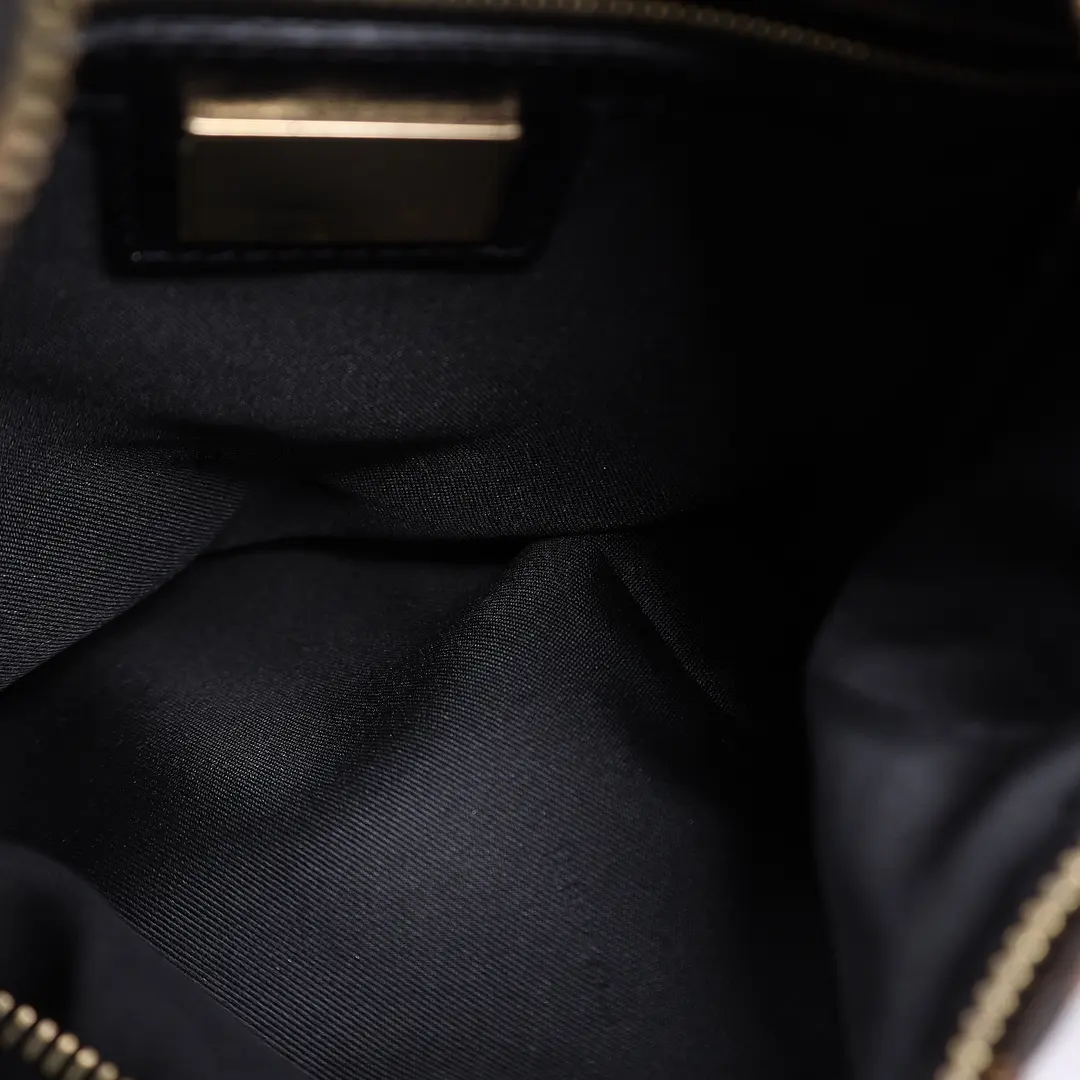 Fendi Zucca Chef Brown Canvas Shoulder Bag