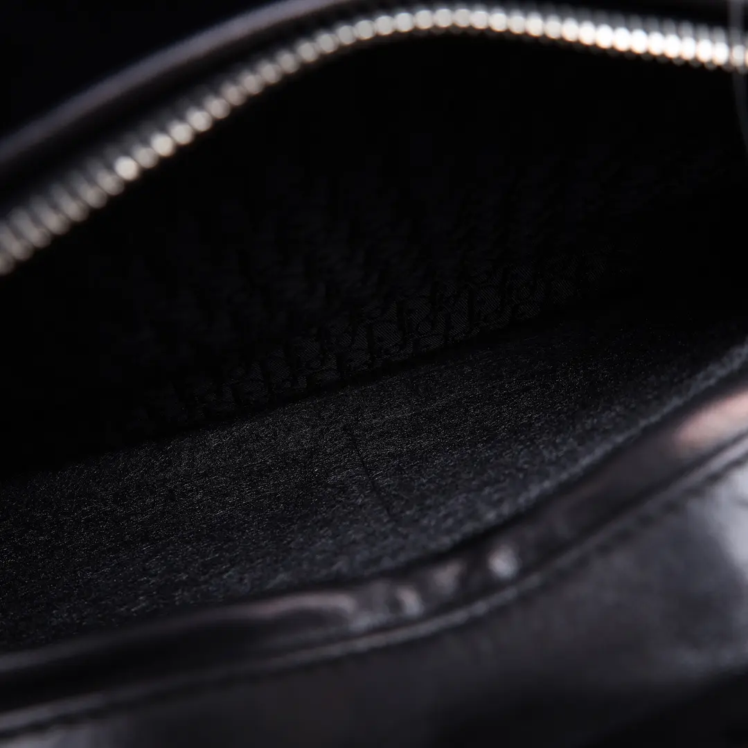 Dior Lady Dior Black Lambskin Handbag
