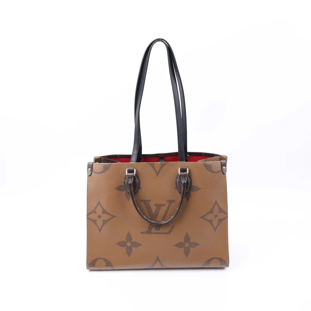 Louis Vuitton OnTheGo MM Brown Monogram Giant Tote Bag
