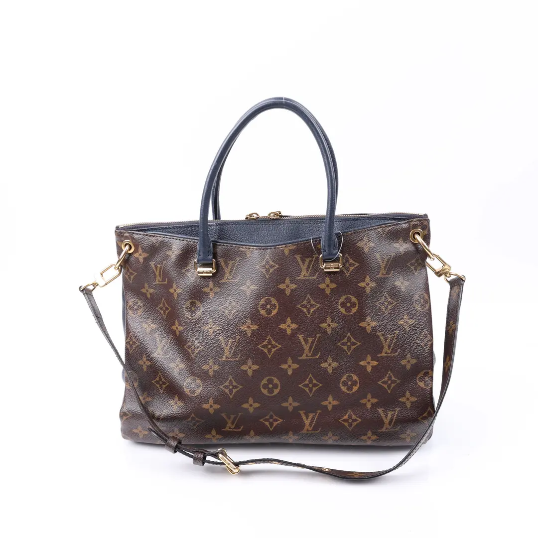 Louis Vuitton Pallas Blue Monogram Shoulder Bag