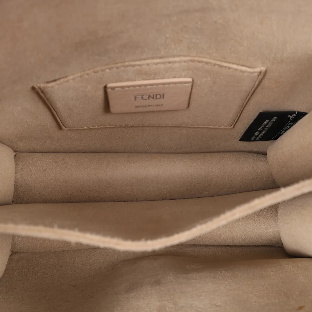 Fendi Kan I Black Leather Shoulder Bag