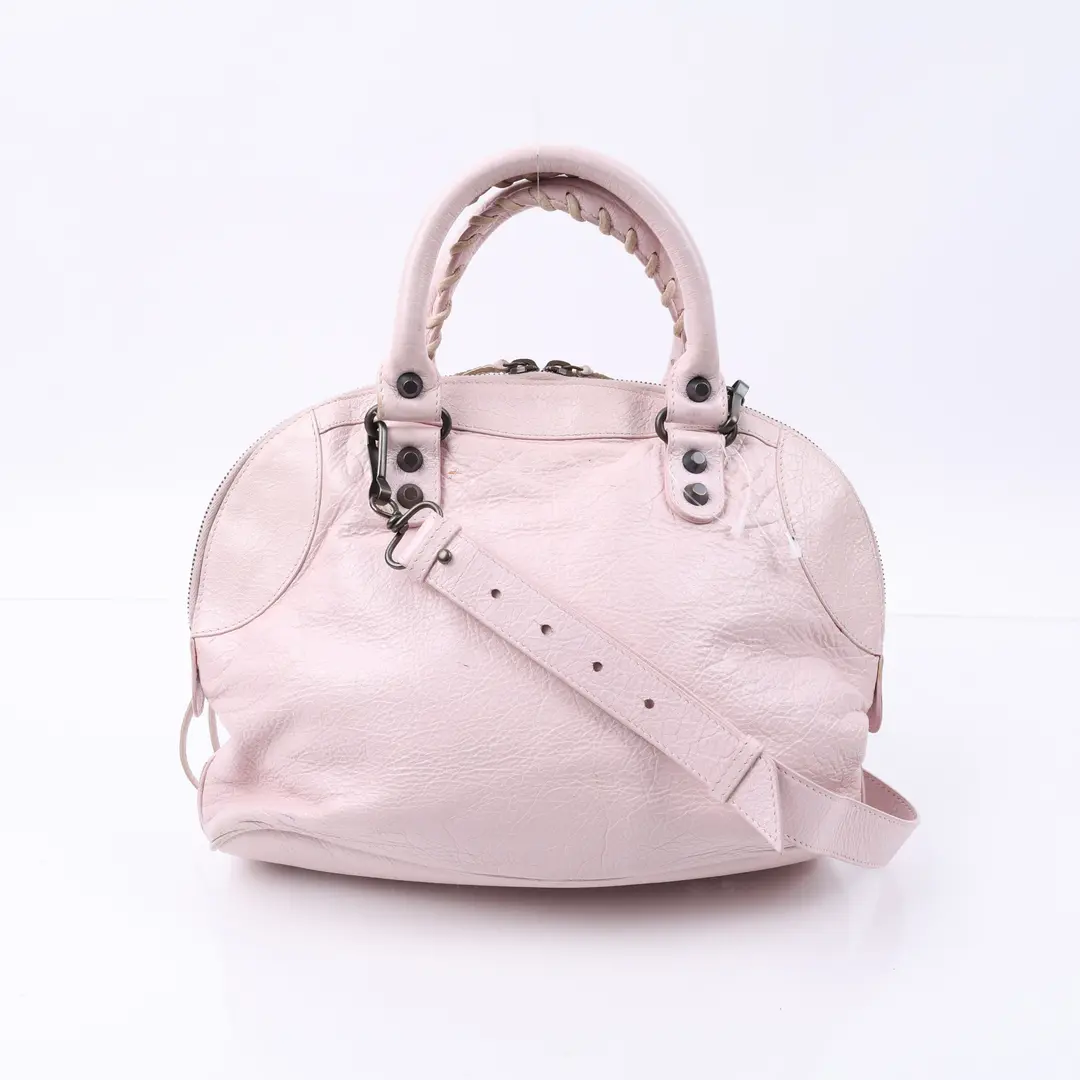 Balenciaga Twiggy Pink Leather Shoulder Bag