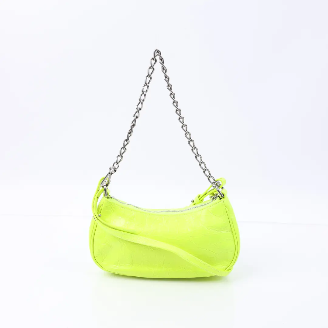 Balenciaga Le Cagole Green Lambskin Shoulder Bag