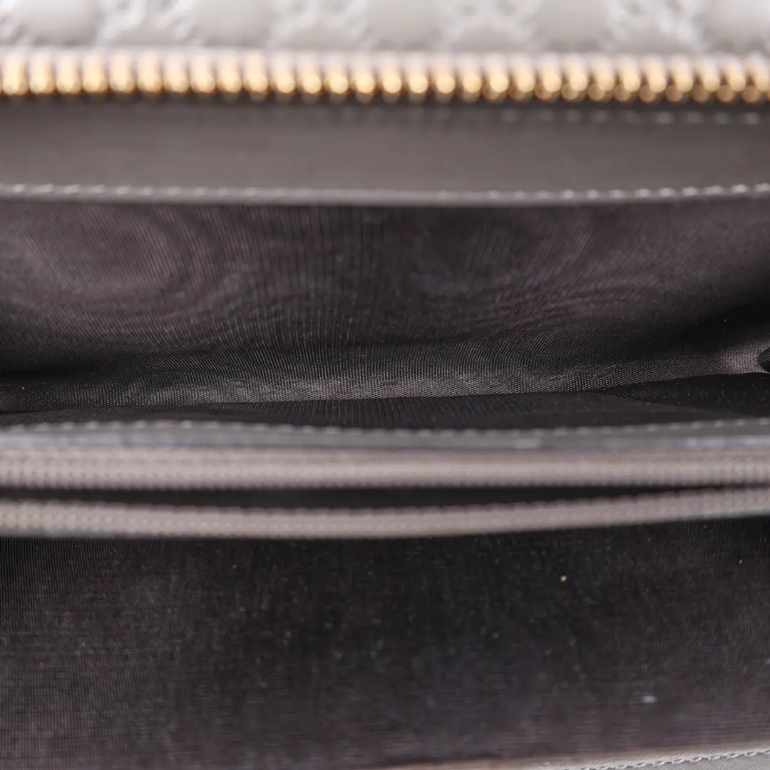 Gucci Microguccissima Gray Leather Wallet