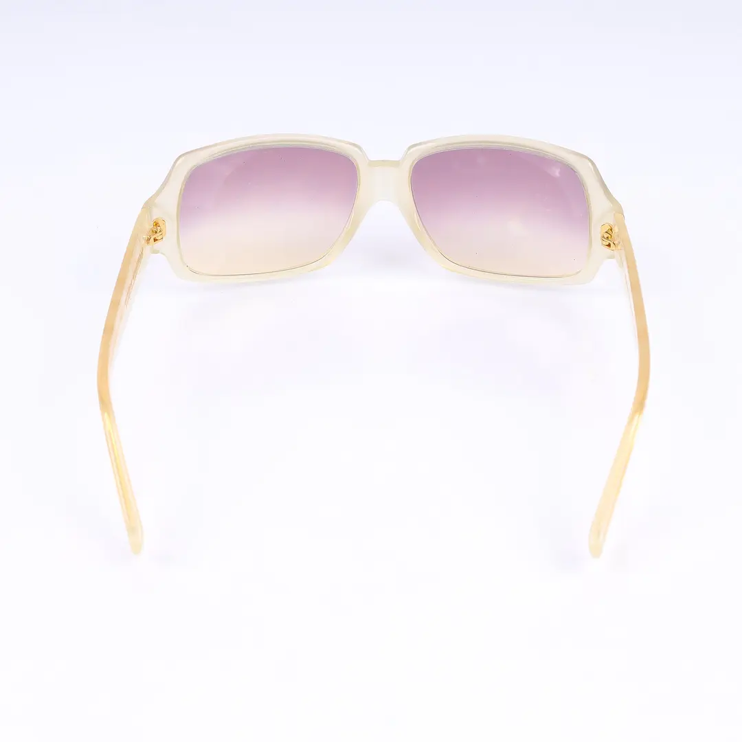 Louis Vuitton Obsession Carre Beige Acetate Sunglasses