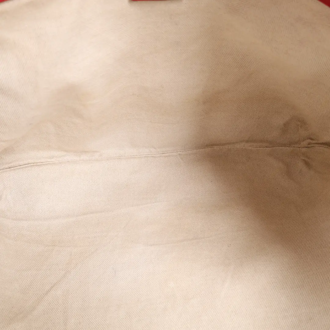 Gucci Vintage Logo Red Leather Hobo Shoulder Bag