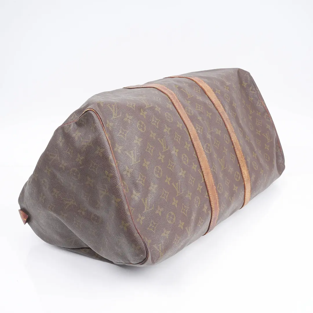 Louis Vuitton Keepall 55 Brown Monogram Duffle Bag