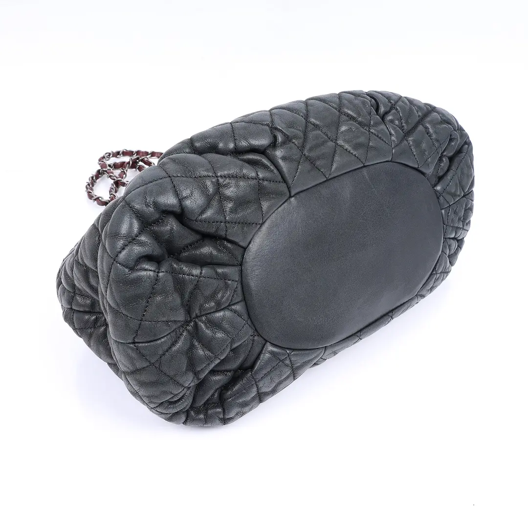 Chanel In the Business Black Leather Shoulder Bag