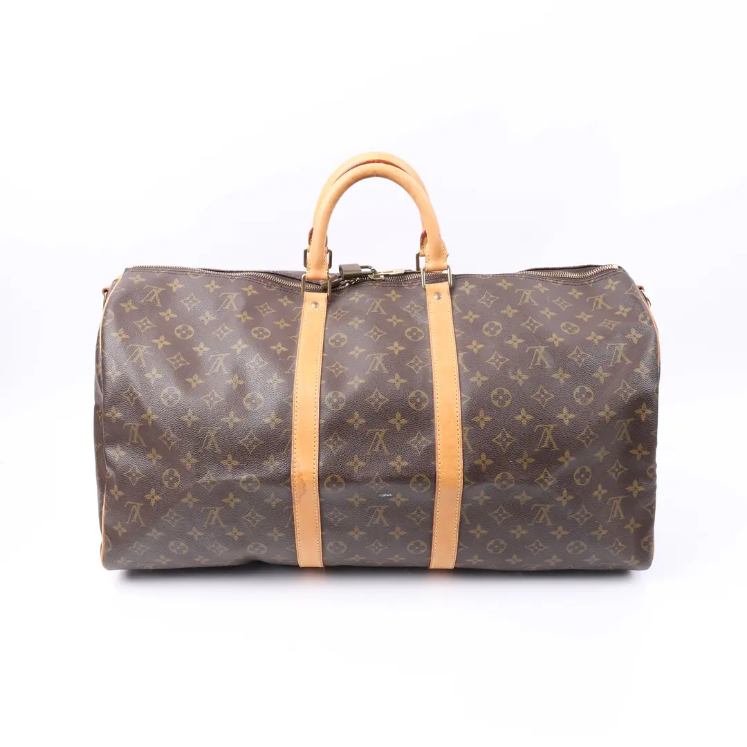 Louis Vuitton Keepall Bandouliere Brown Monogram Travel Bag