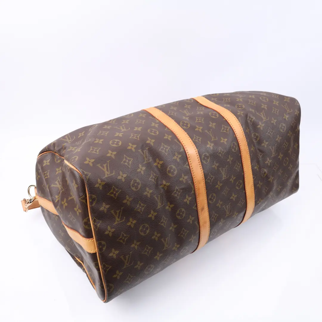 Louis Vuitton Keepall Bandouliere Brown Monogram Travel Bag