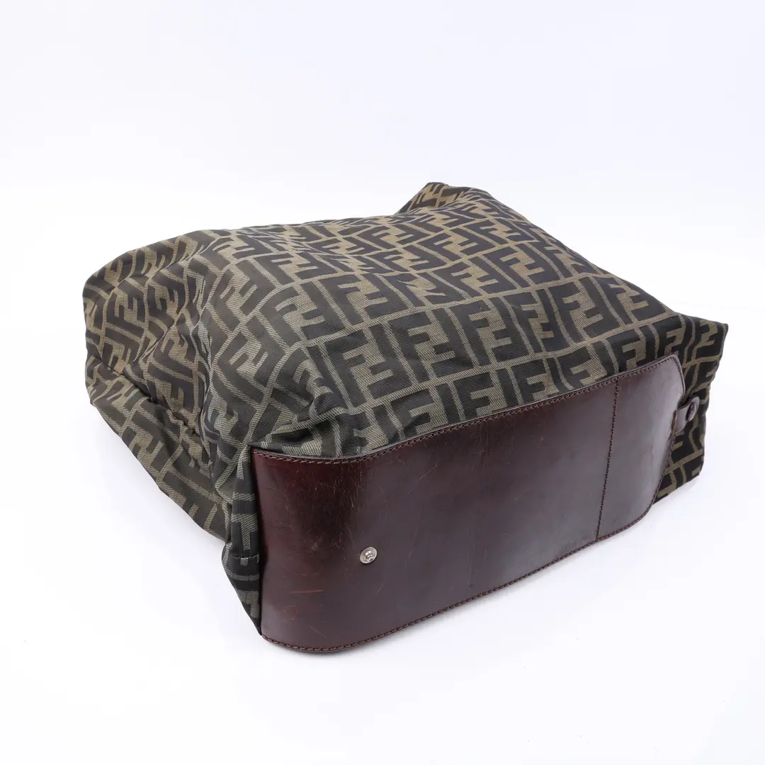Fendi Zucca Brown Canvas Tote Bag
