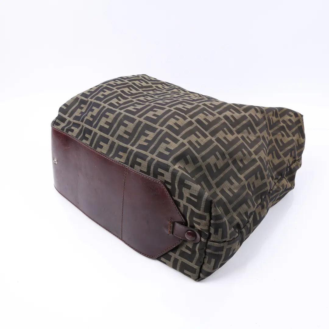 Fendi Zucca Brown Canvas Tote Bag