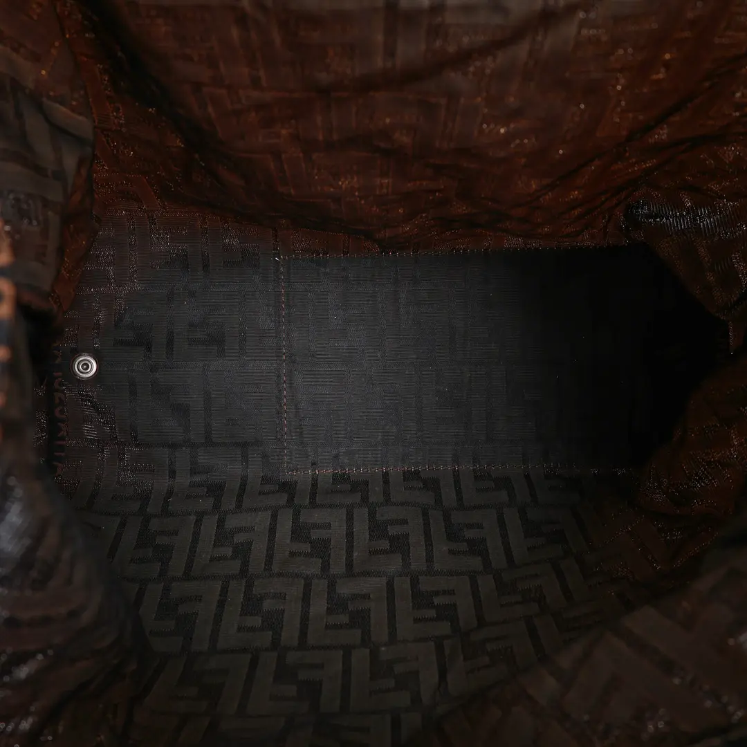 Fendi Zucca Brown Canvas Tote Bag