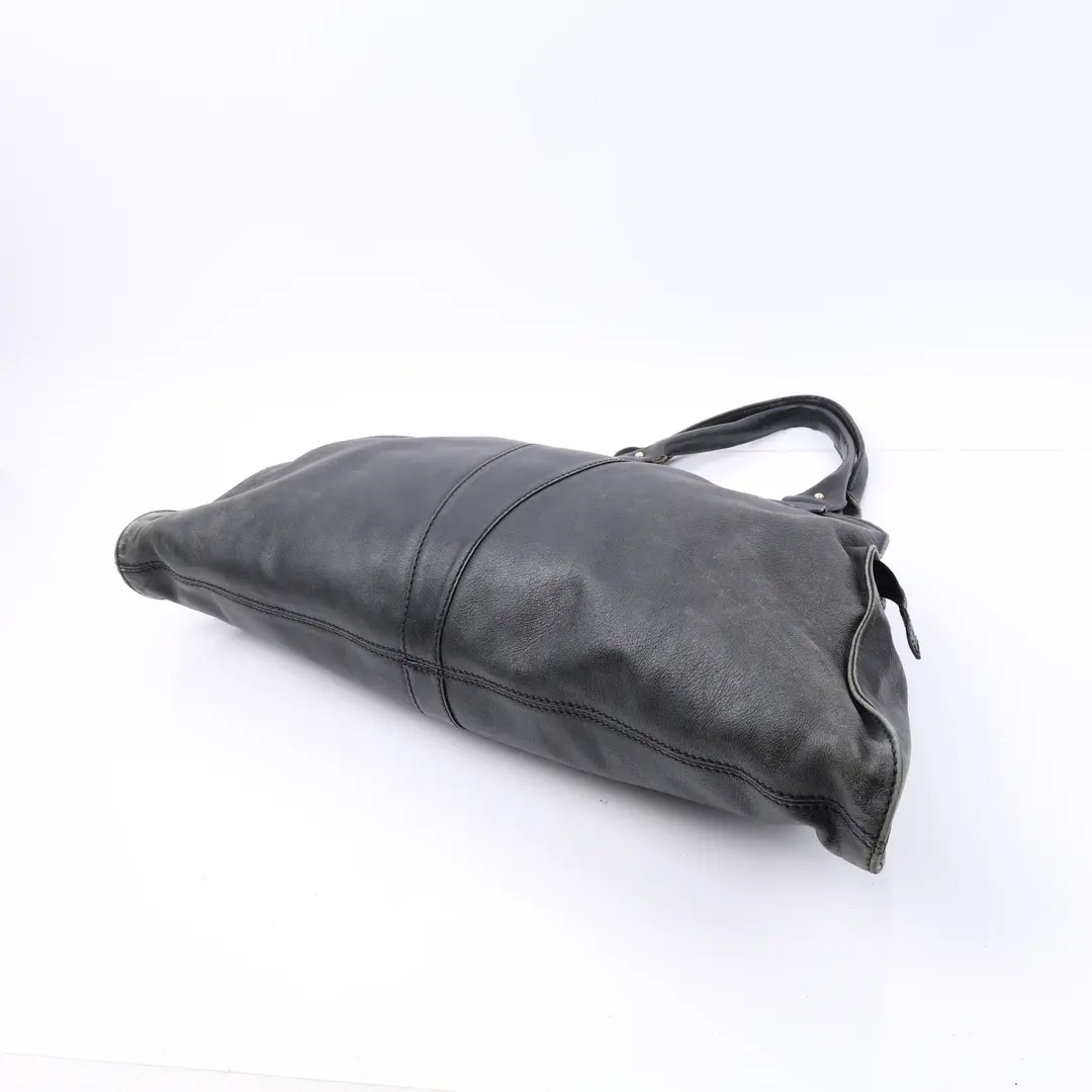 Fendi Chef Black Leather Shoulder Bag