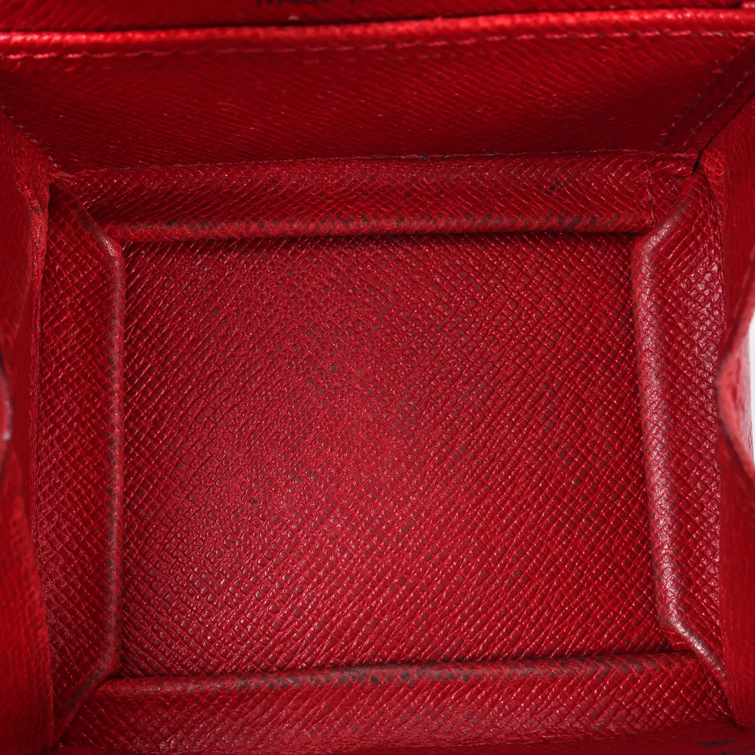 Louis Vuitton Porte Monnaie Cuvette Red Epi Coin Case