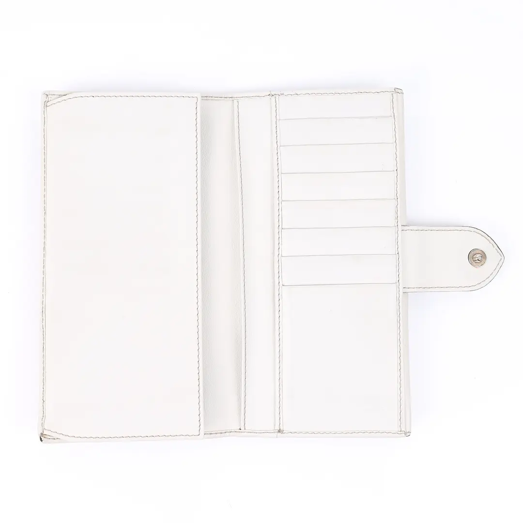 Gucci GG Canvas Heart Beige Leather Wallet