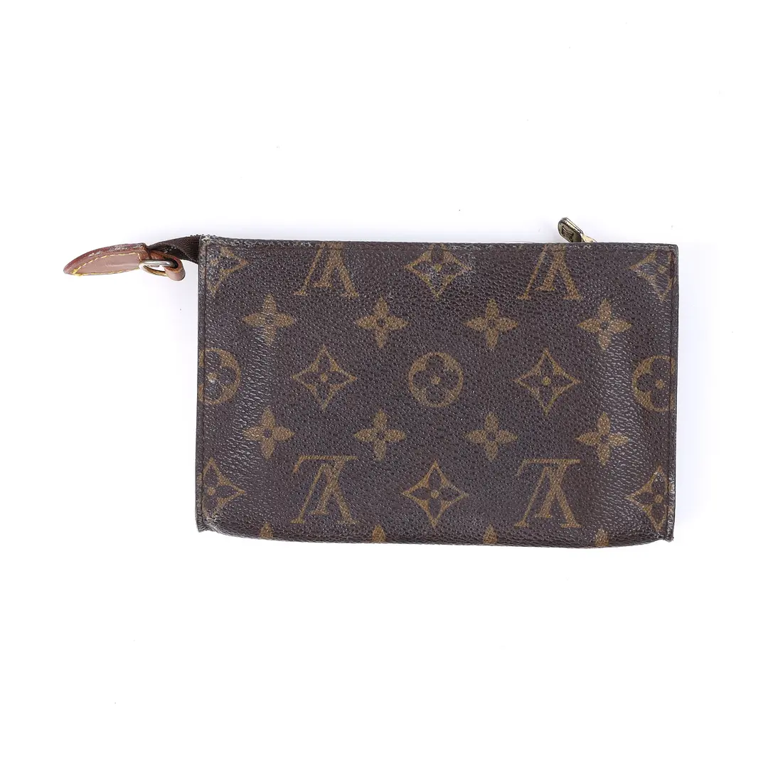 Louis Vuitton Poche Toilette Brown Monogram Pouch