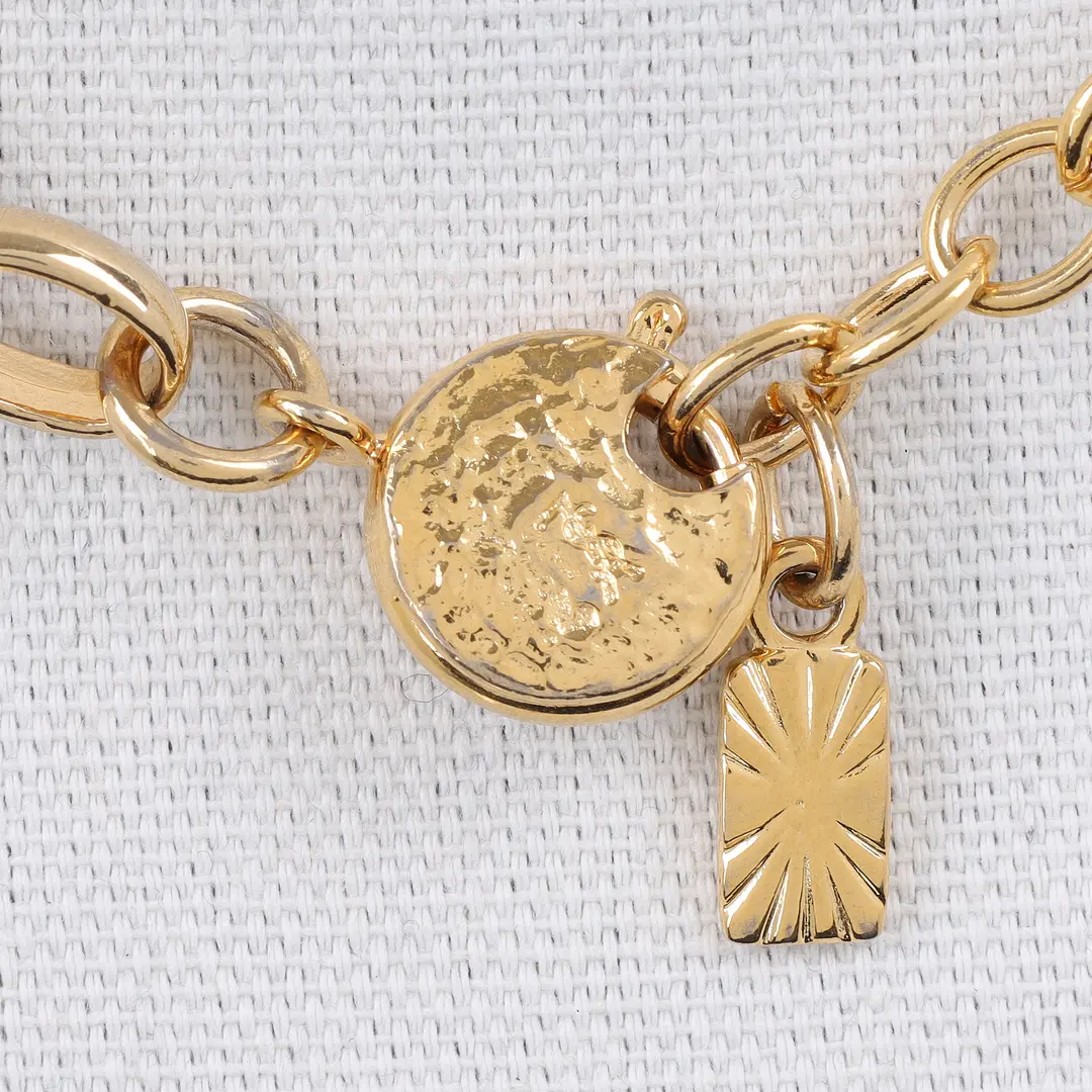 Yves Saint Laurent Vintage Gold Infinity Link Necklace