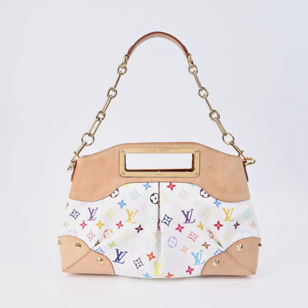 Louis Vuitton Marilyn White Multicolore Canvas Shoulder Bag