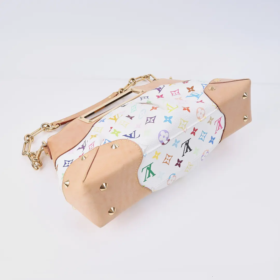 Louis Vuitton Marilyn White Multicolore Canvas Shoulder Bag