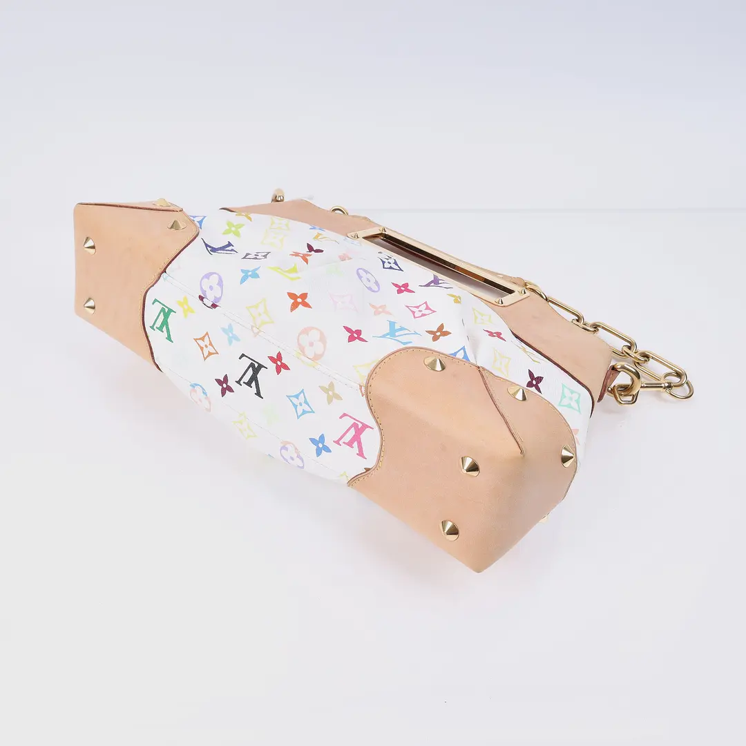 Louis Vuitton Marilyn White Multicolore Canvas Shoulder Bag