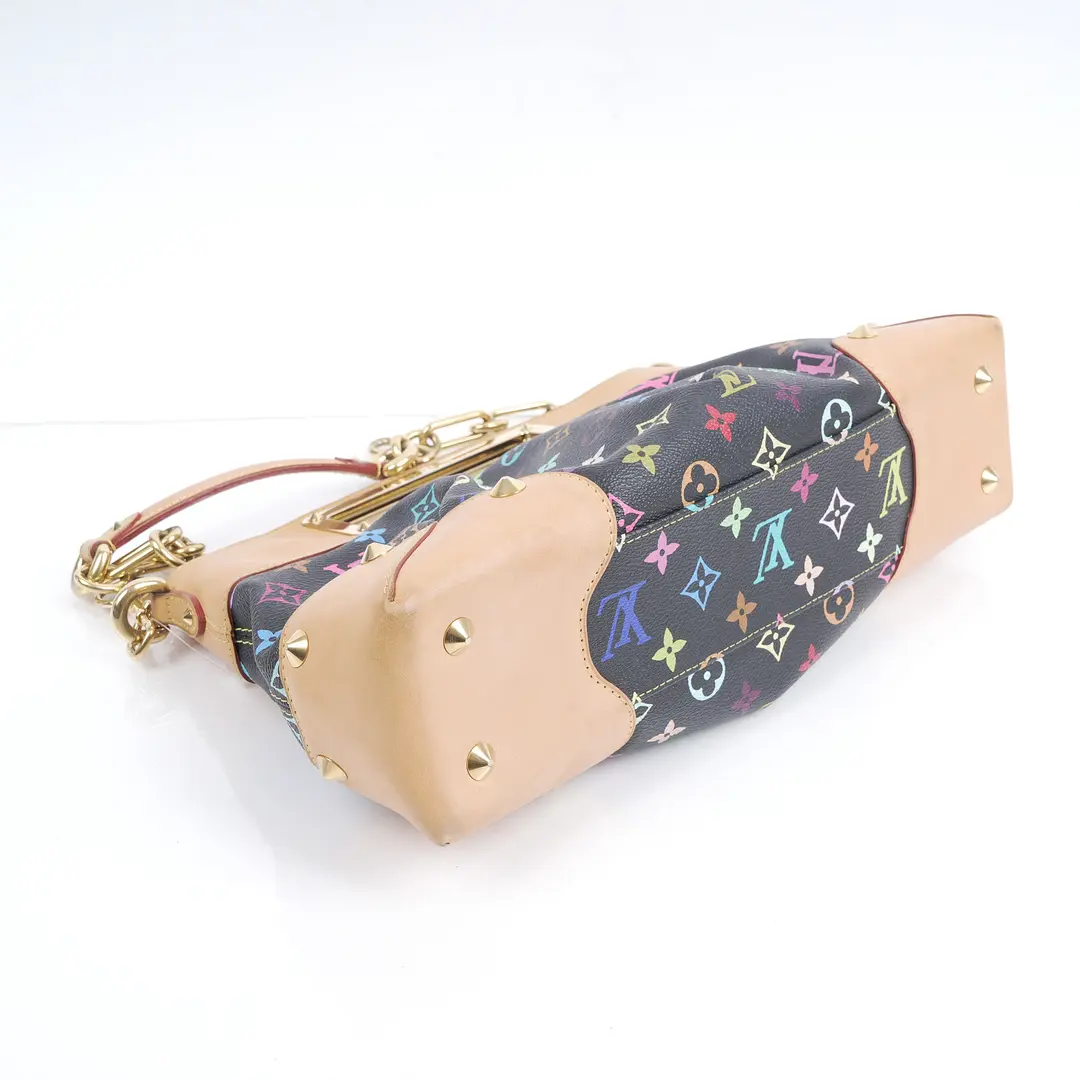 Louis Vuitton Multicolore Beverly MM Black Shoulder Bag