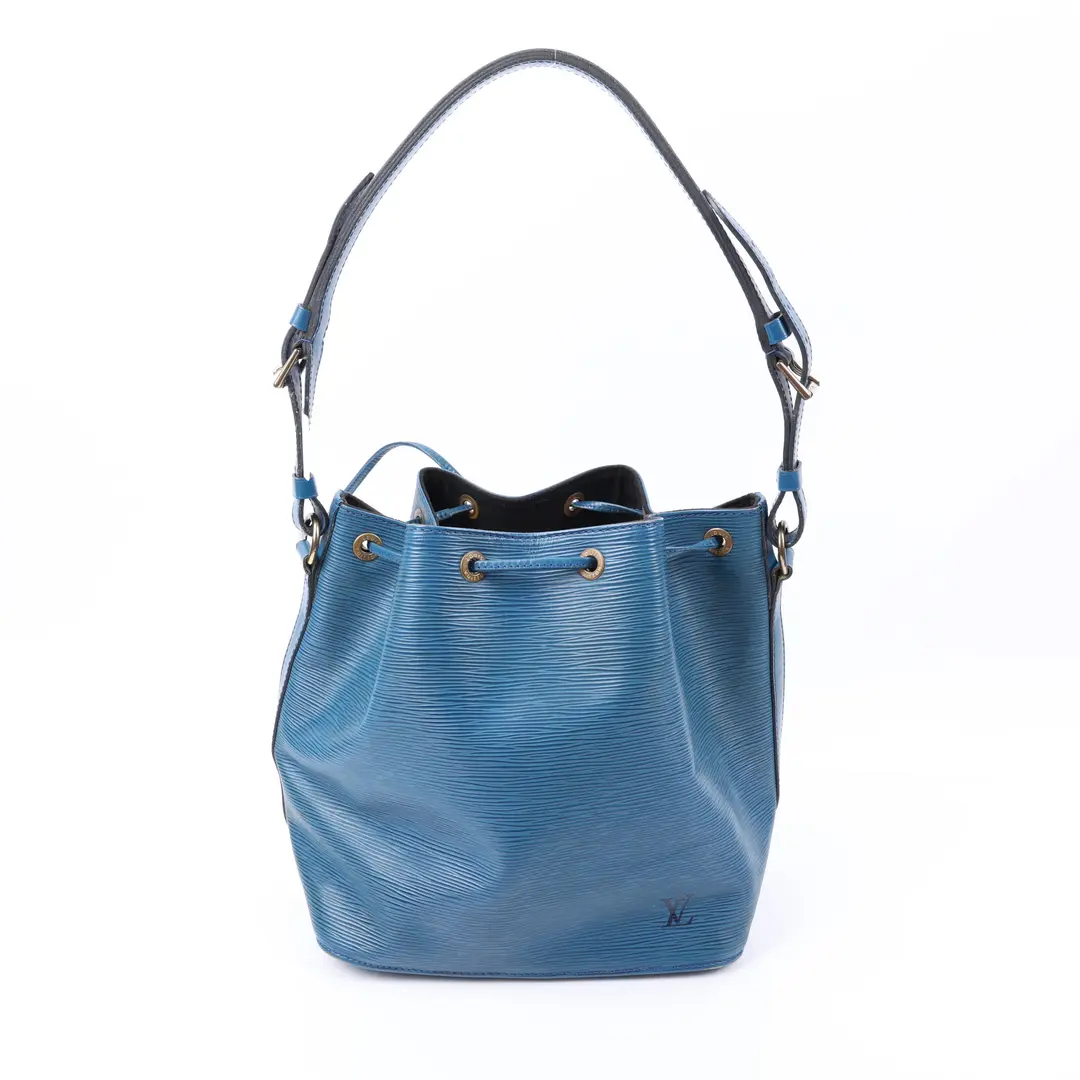 Louis Vuitton Noe Blue Epi Leather Shoulder Bag