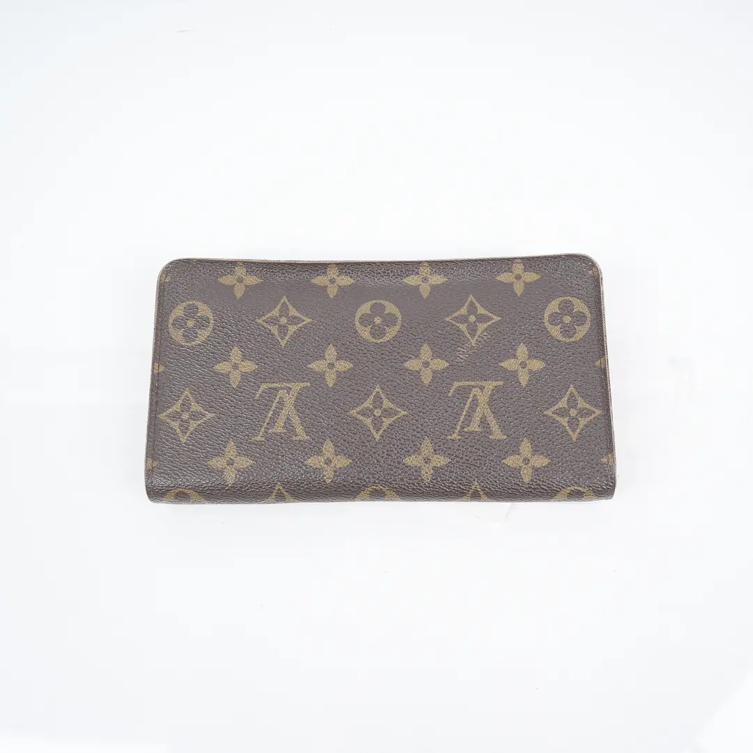 Louis Vuitton Zippy Brown Monogram Wallet
