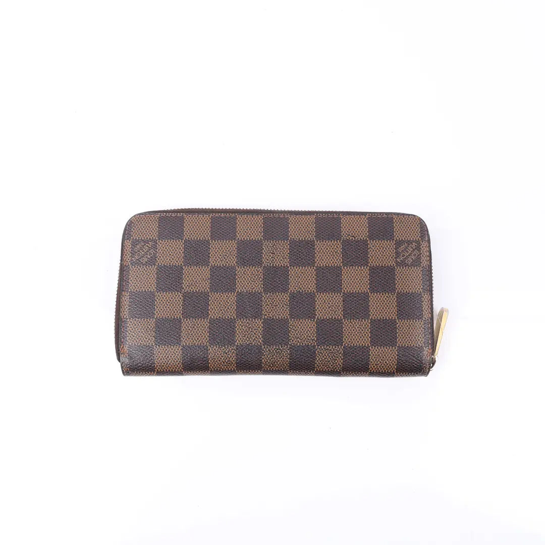 Louis Vuitton Zippy Brown Damier Ebene Wallet