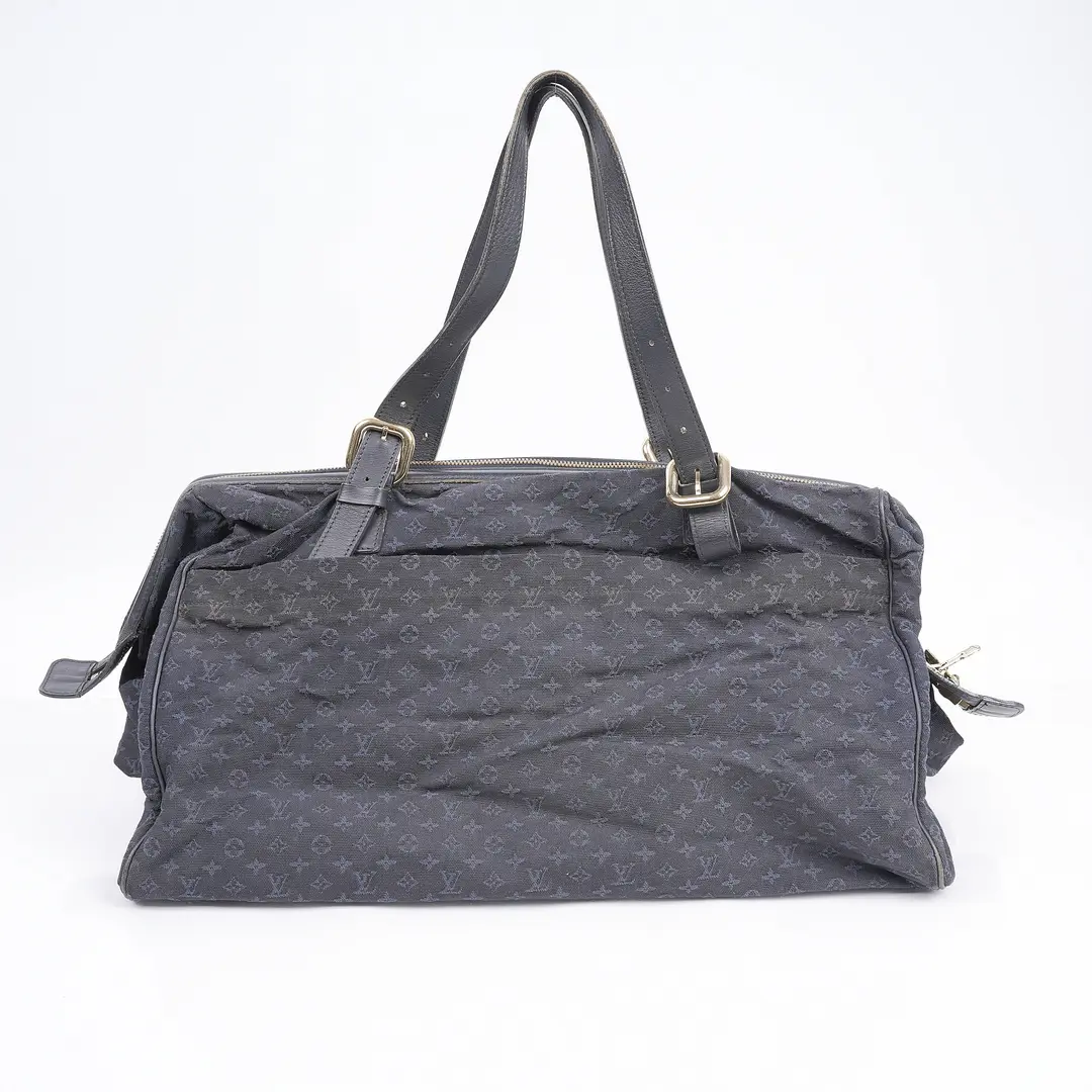 Louis Vuitton Mary Kate Blue Monogram Mini Lin Travel Bag