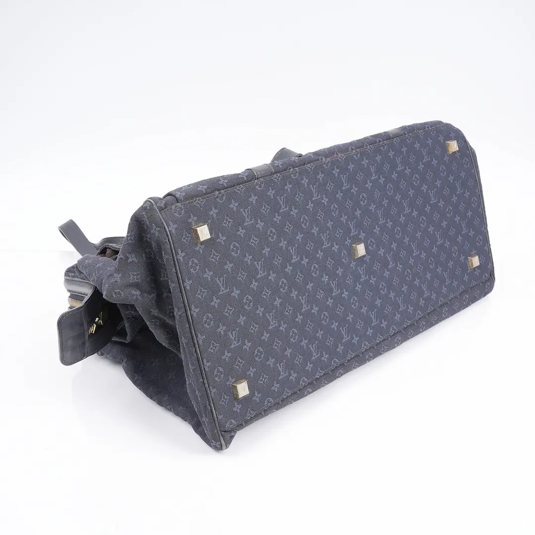 Louis Vuitton Mary Kate Blue Monogram Mini Lin Travel Bag