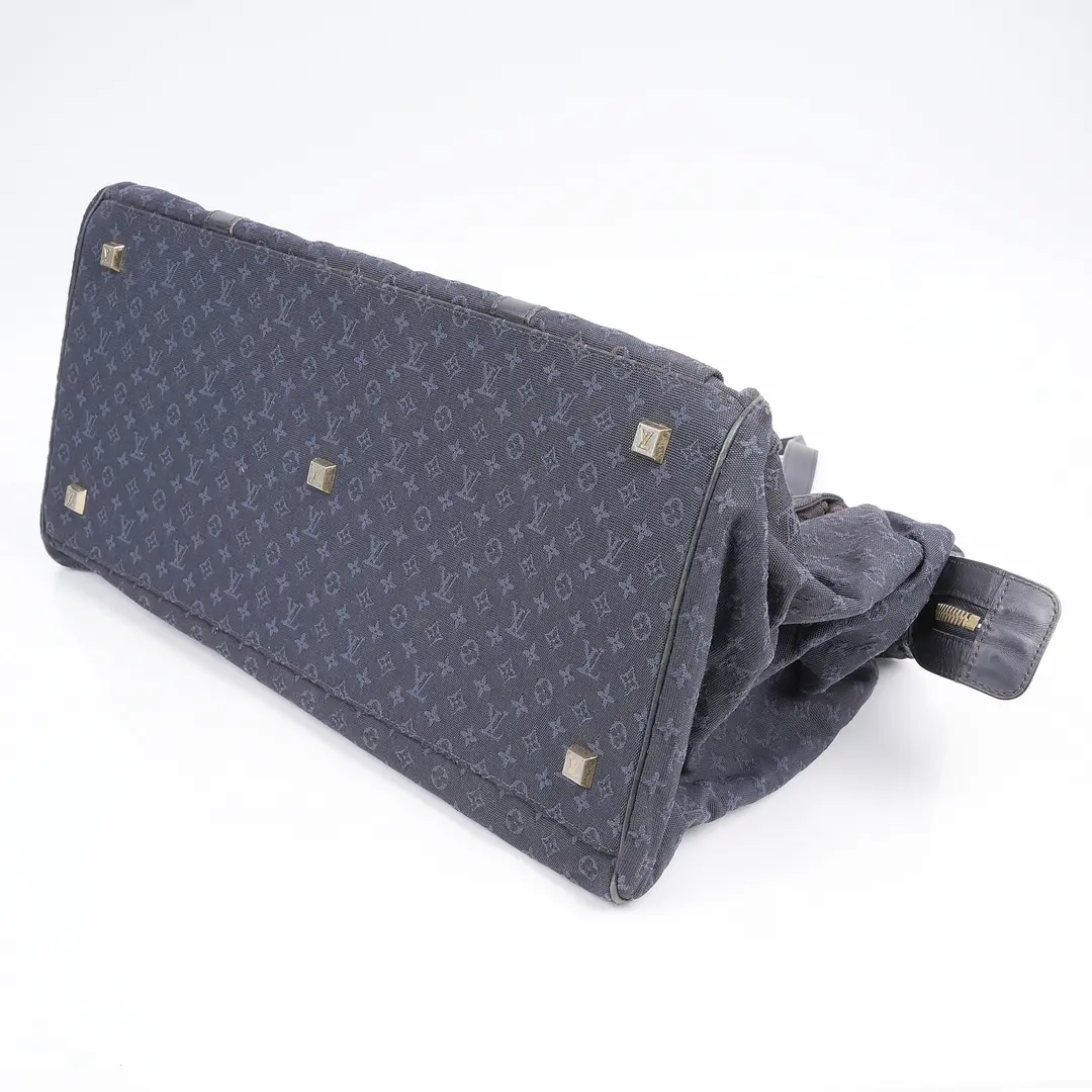 Louis Vuitton Mary Kate Blue Monogram Mini Lin Travel Bag