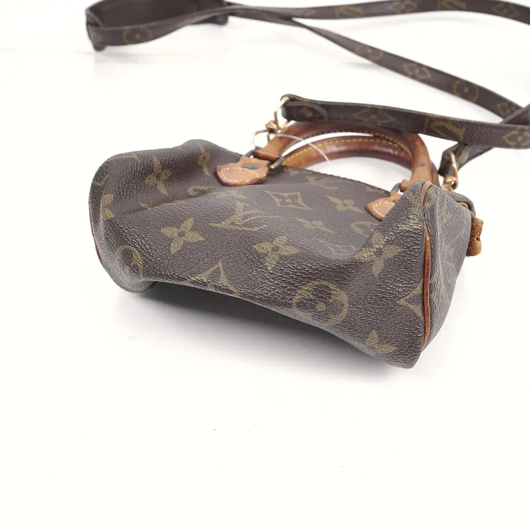 Louis Vuitton Nano Speedy Brown Monogram Canvas Bag