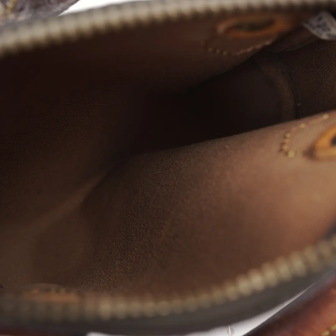 Louis Vuitton Nano Speedy Brown Monogram Canvas Bag