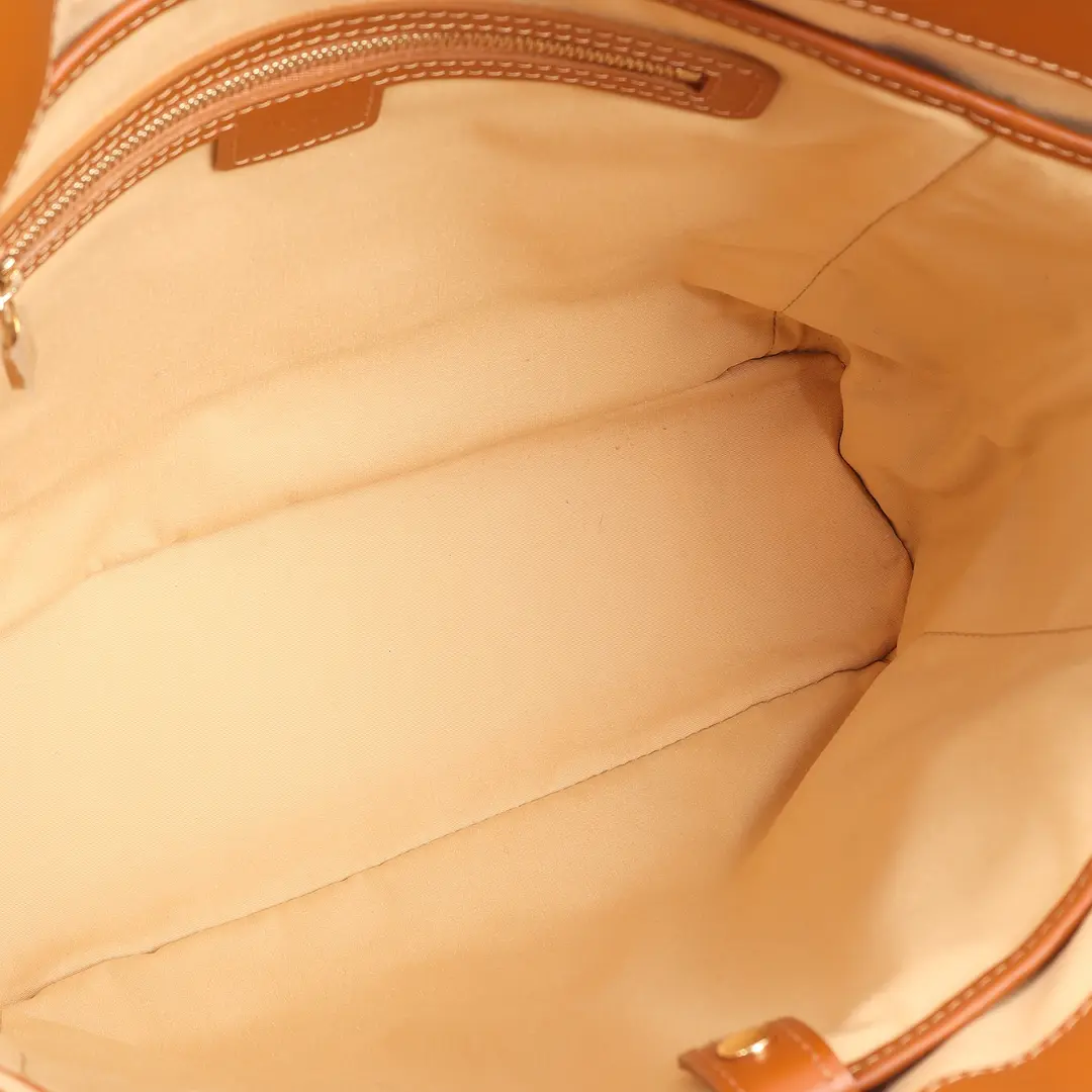 Louis Vuitton Cabas Mezzo Beige Monogram Mini Lin Tote Bag