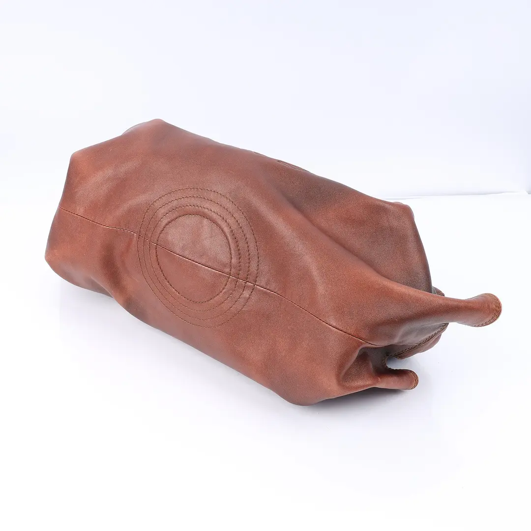 Loewe Nappa Aire Brown Leather Shoulder Bag
