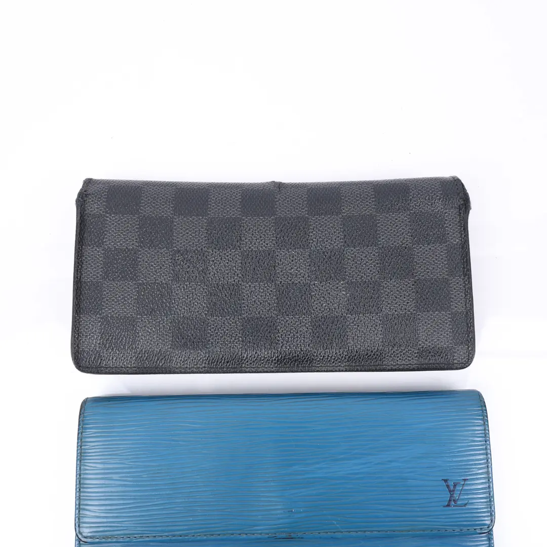 Louis Vuitton Damier and Epi Leather Wallet Set