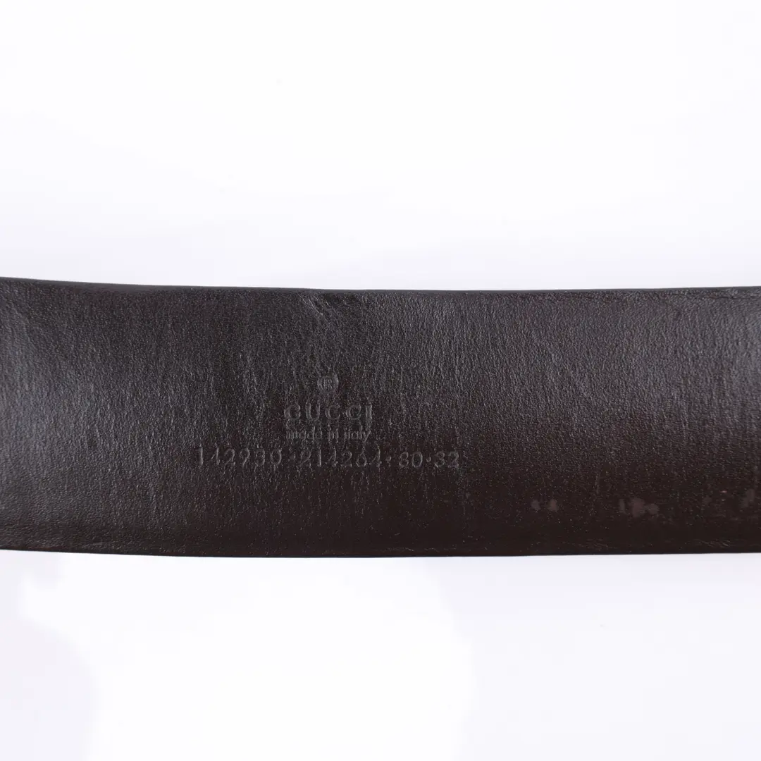 Gucci Interlocking G Brown GG Supreme Belt