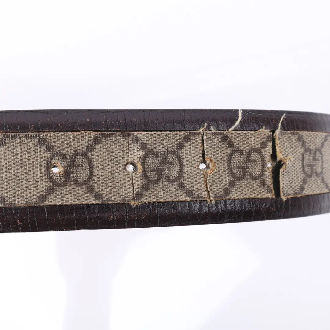 Gucci Interlocking G Brown GG Supreme Belt