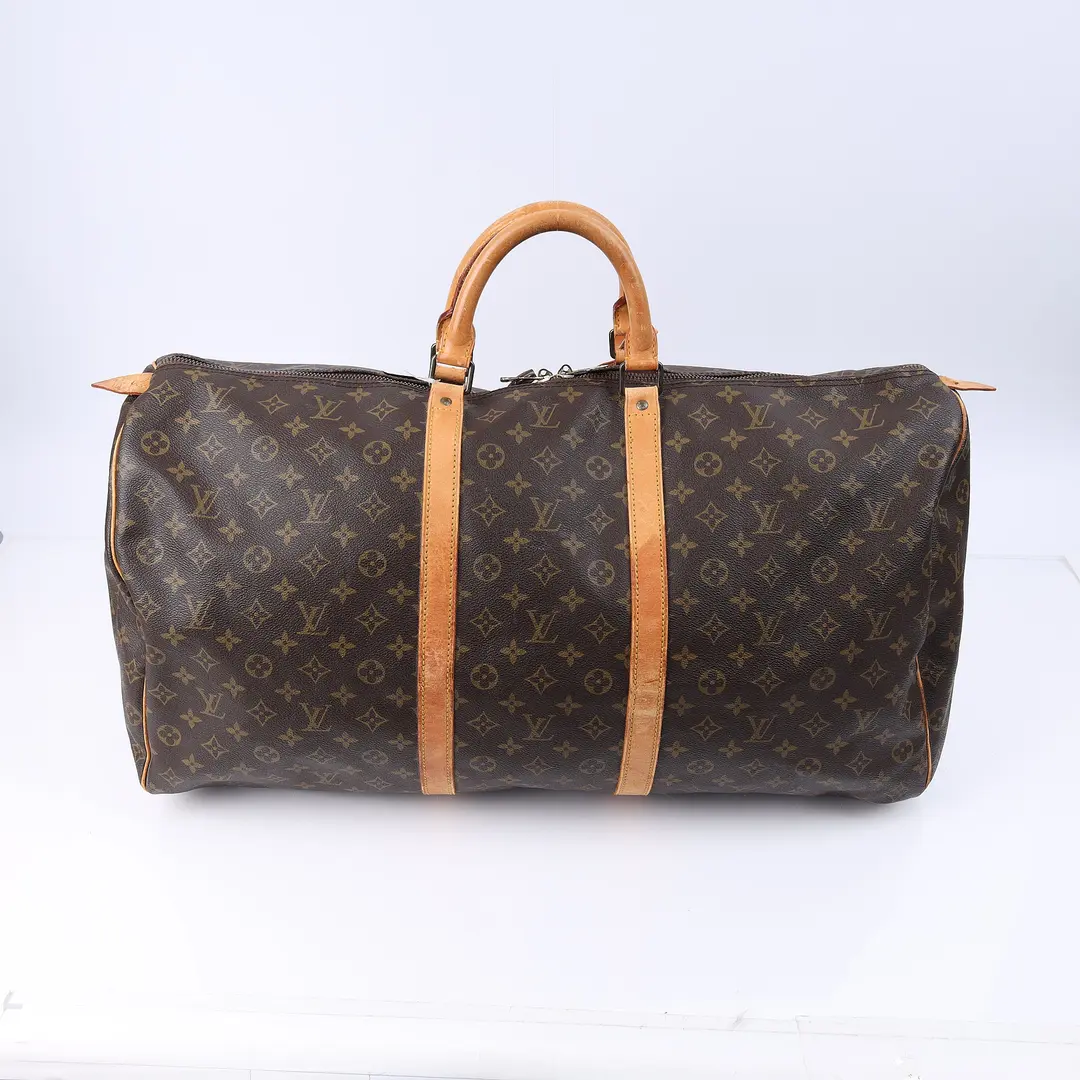 Louis Vuitton Keepall 55 Brown Monogram Duffle Bag