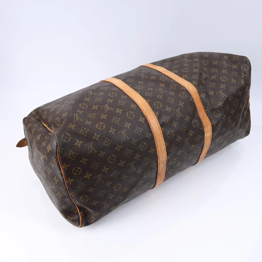 Louis Vuitton Keepall 55 Brown Monogram Duffle Bag